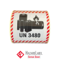 Preview: Batterylabel UN3480, 10x10 cm, Paperlabel